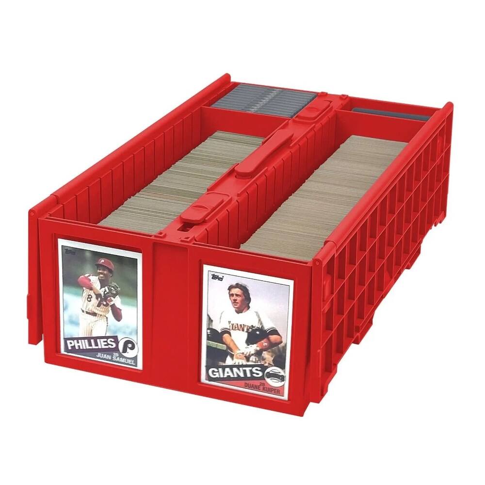 BCW Plastový box na 1600 karet, červený